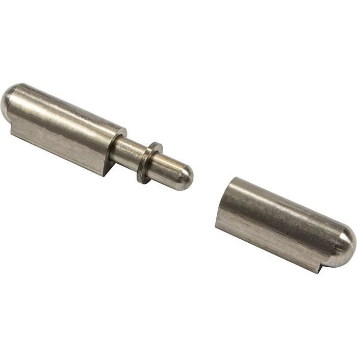 Charnière De Porte Robuste 7 Pouces - Noir, Fixation Boulon/soudure, Capacité 250 Kg