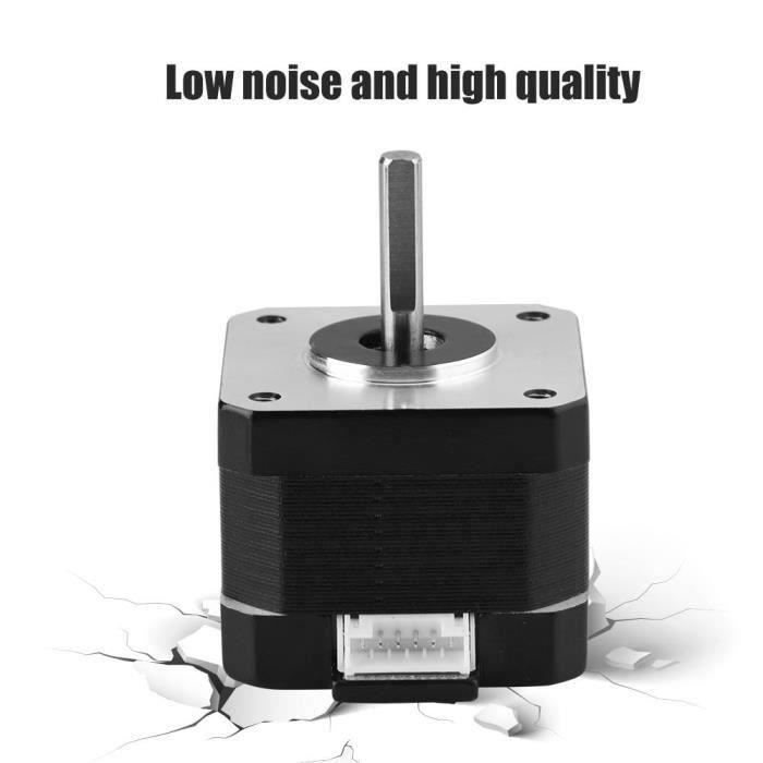 Moteur Pas à Pas Creality 42-40 Pour Imprimante 3D - Compatible Ender-3, CR-10 - Extrudeuse Puissante Et Silencieuse