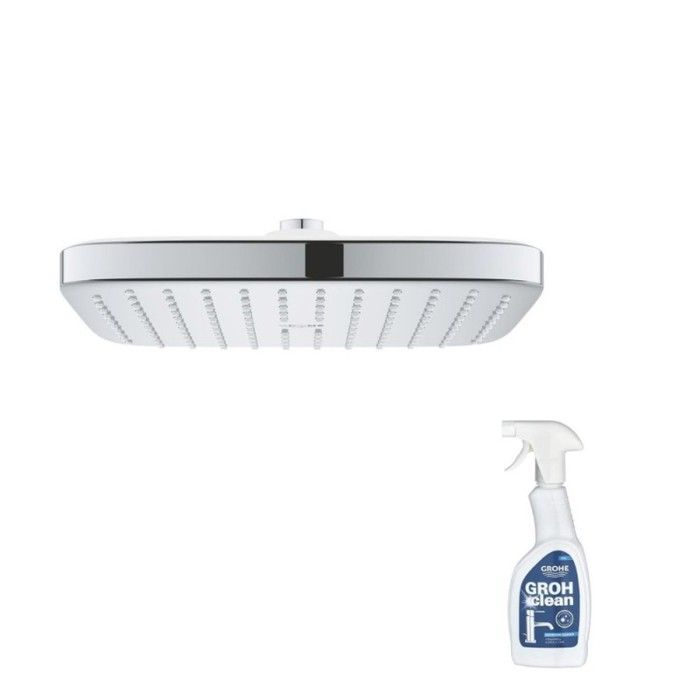 Douche de tête Quickfix Vitalio Comfort 250 Cube + nettoyant GrohClean