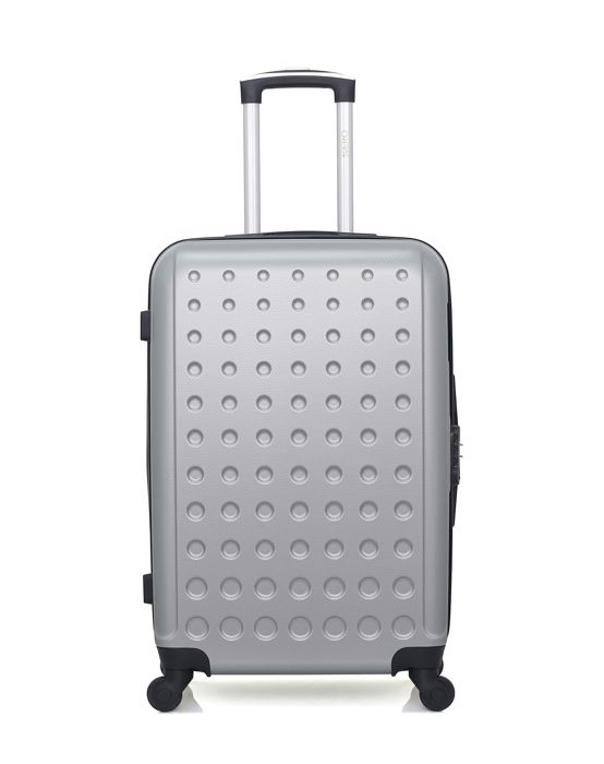 HERO - Valise Weekend ABS TAURUS 65 cm 4 Roues - GRIS