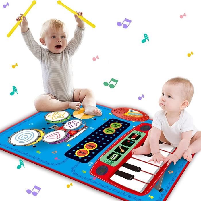Jouet musical pour enfant de 1-5 ans, Tapis de piano, Tapis de