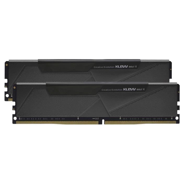 KLEVV BOLT X – Mémoire PC RAM – 32Go (2x16Go) – 3600 MHz – CAS 18 (KD4AGUA80-36A180U)