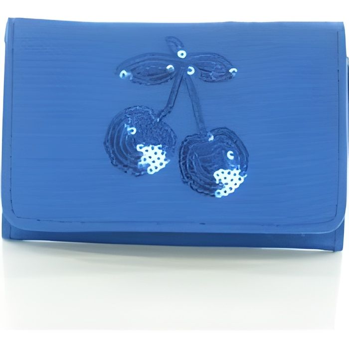 Porte-monnaie Le Temps Des Cerises Rumba Bi-Color 6 - En PVC Et Nylon - Fermeture éclair