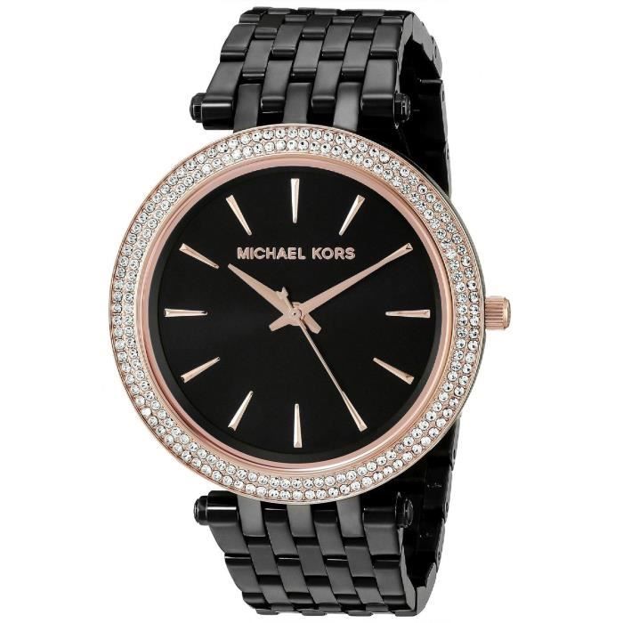 MICHAEL KORS Montre bracelet -  - MK3407 - Acier inoxydable - Noir - Quartz - Femme 