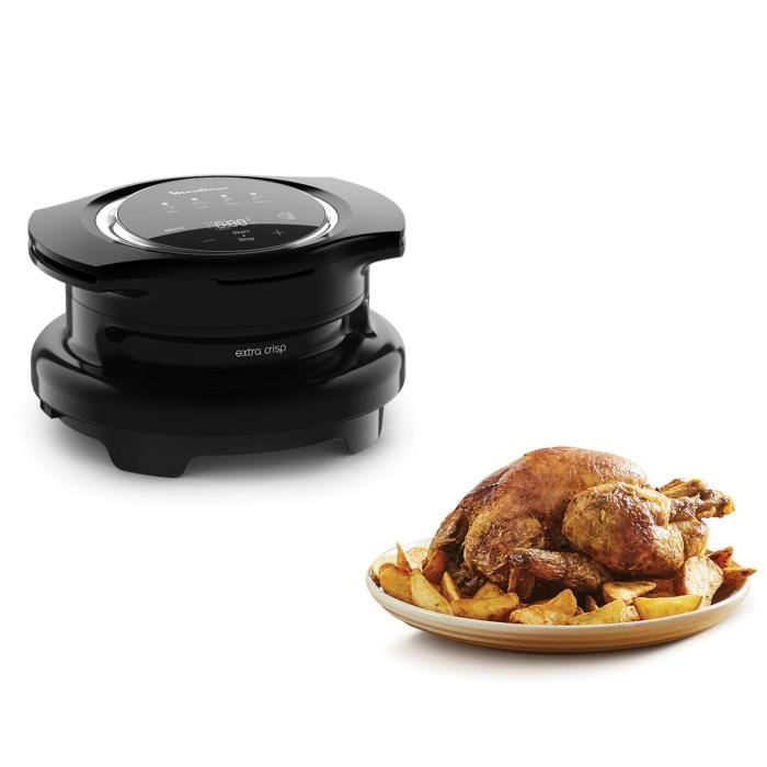 MOULINEX Cookeo Extra Crisp, Couvercle air fryer, Compatible avec Cookeo 6 L, Recettes croustillantes, 4 programmes EZ150800