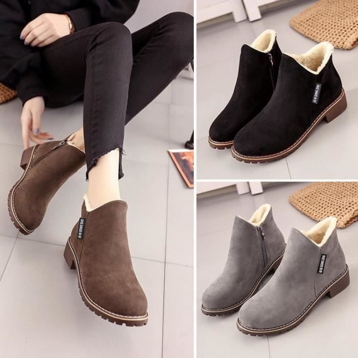 botte courte femme