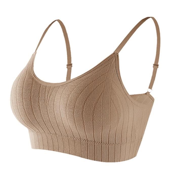 Soutien-gorge De Sport Leversic Femme - Taille L - Mi-impact, Sans Fil (neuf)