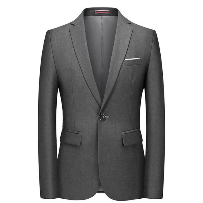 Costume Homme 2 Pièces Slim Fit - Veste Smoking Élégante & Pantalon Confortable Pour Mariage, Business & Fêtes