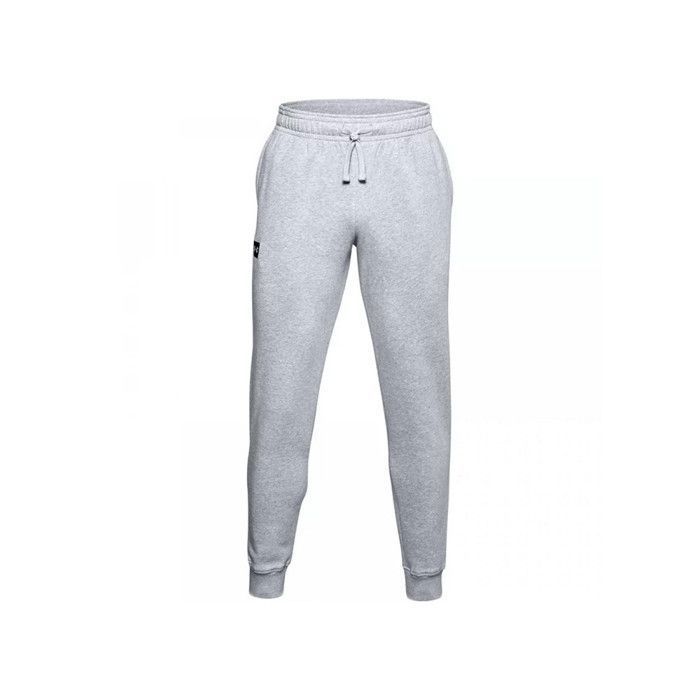 Pantalon de survêtement - UNDER ARMOUR - RIVAL FLEECE - Gris - Coupe ample - Molleton doux
