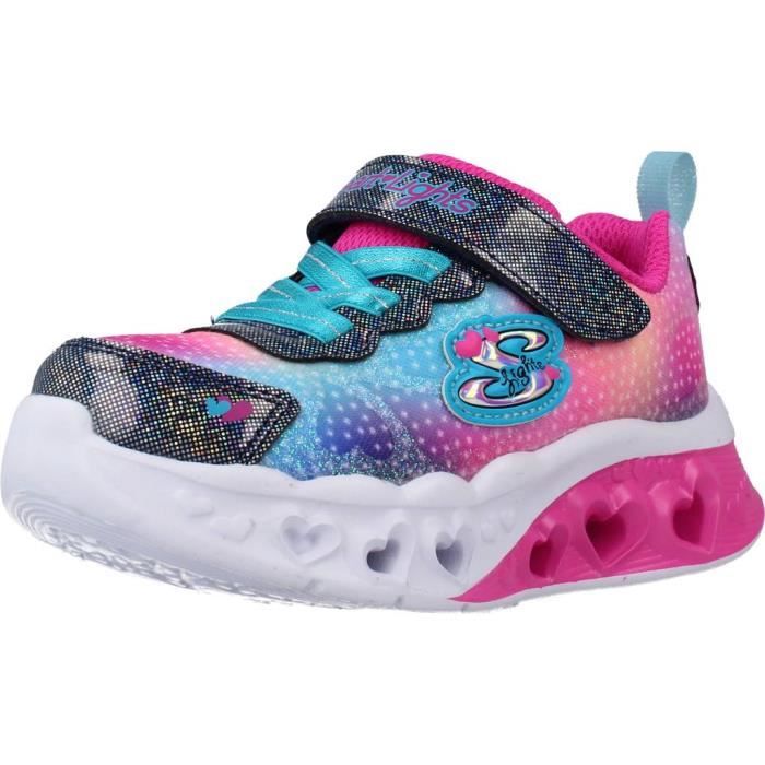 Skechers Skechers 117883 - Basket blanche fille à lacets  Enfant
