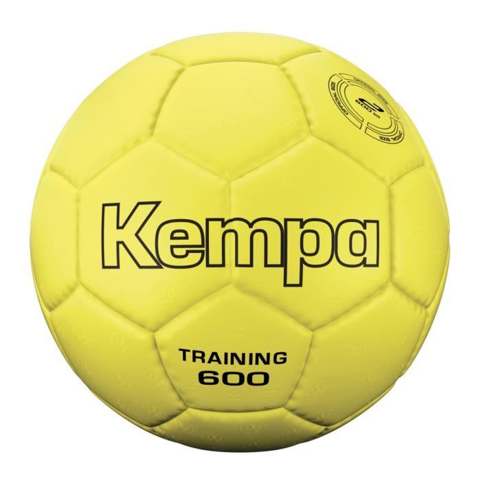 Ballon Kempa Training 600 - jaune fluo - Taille 2