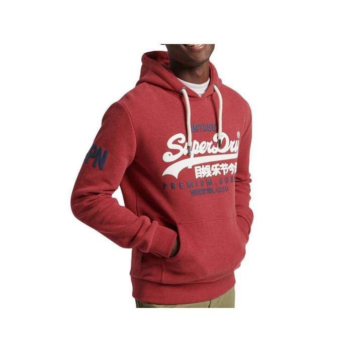 Sweat superdry 2025 homme rouge