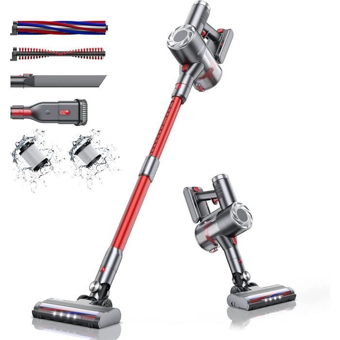 Aspirateur Balai sans Fil, BuTure 380W/28000Pa Aspirateur sans Fil Puissant, 4 en 1, 35 Min