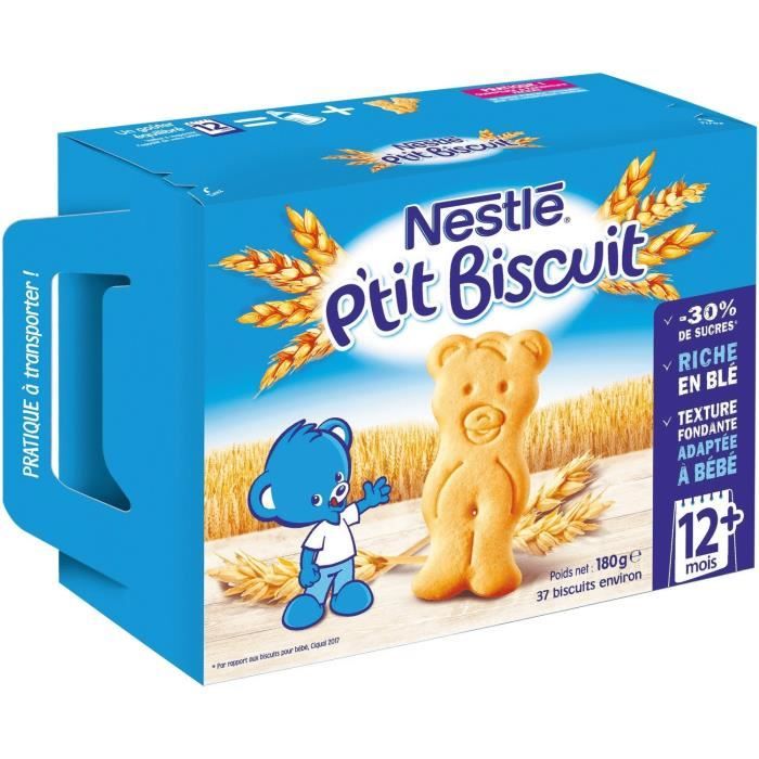 NESTLE Mon 1er p'tit biscuit dès 10 mois 180g pas cher 