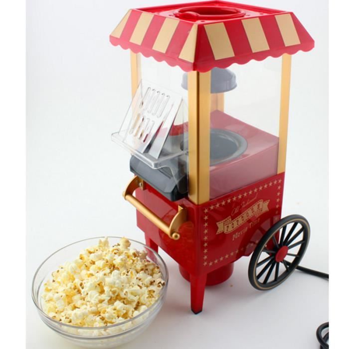 Nostalgie Électrique Hot Air Popcorn Maker MINI ménage machine à pop
