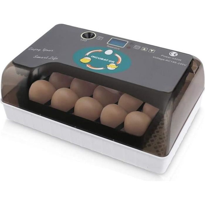 Meilleurs prix pour ✨✨Couveuse Incubateur Œufs Retournement Automatique 12 Œufs Numérique Appareil D'Incubation Eclosion De Poussin