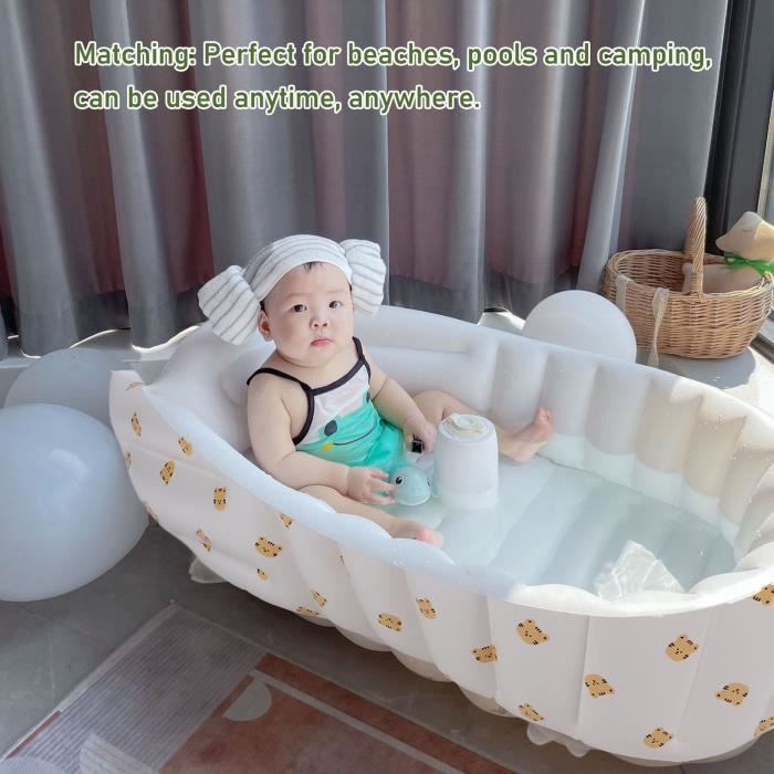 CEN Baignoire gonflable pour douche de bébé Baignoire gonflable pour bébé Baignoire pliante pour puericulture d'eveil Tapez B