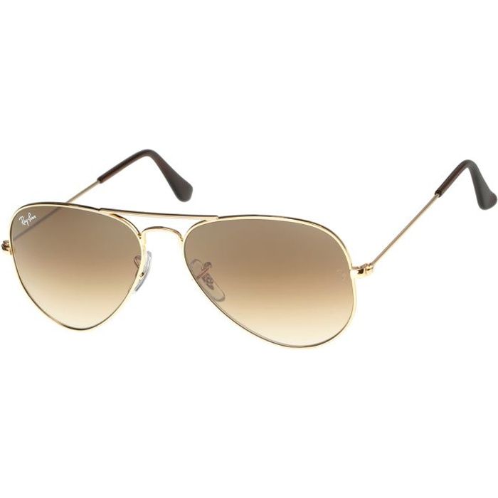 RAY-BAN Lunettes de Soleil Aviator Classic RB3025 Mixte Doré Doré