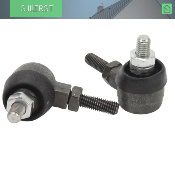 Rotules De Direction M12 Pour ATV/Quad/Go-Kart - Paire En Acier Antirouille - Compatible 125cc à 250cc