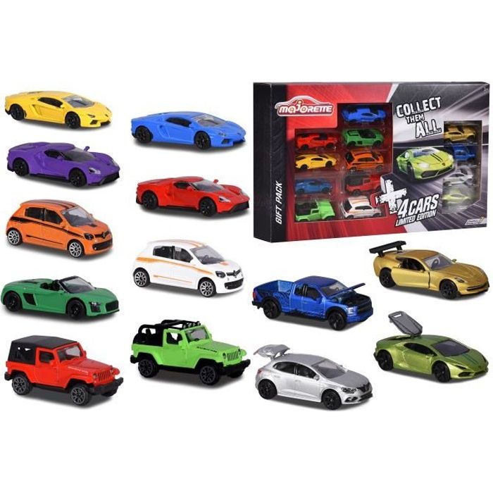 Coffret MAJORETTE Set 13 Vehicules en metal 9 classiques 4 exclusifs Cdiscount Jeux Jouets