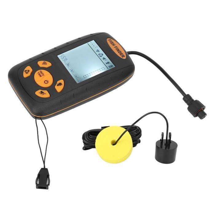Venterior Détecteur de poissons portable rechargeable sans fil avec