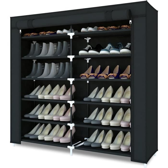 Lot De 10 étagères à Chaussures Double Couche – Gain De Place, Antidérapantes, Sans Montage | Rangement Chaussures Armoire Couloir - 9