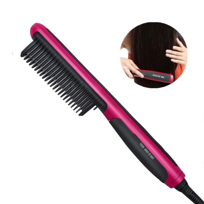 Comparer les prix de TD® Peigne Chauffant Electrique pour cheveux Raides, Bouclés Haute qualité/ Artefact Céramique