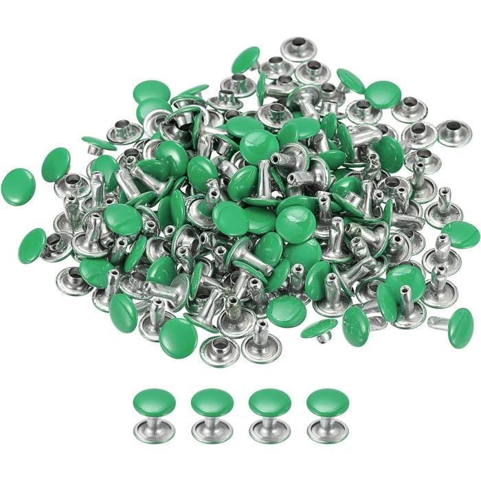 Lot De 20 Rivets En Métal En Forme De D, Rotatifs à 360 Degrés