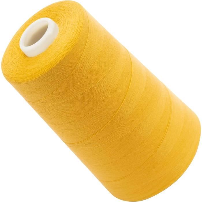 Bobine Fil à Coudre Polyester 4000m Beige - 120 (40/2) - Pour Confection, Mercerie Et Artisanat