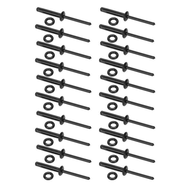 VvikizyKit de rivets pour kayak Kit de Rivets à Oeil en Aluminium avec