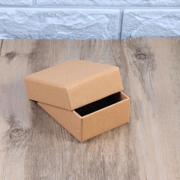 100 Cartes Affichage Bijoux Kraft - Support Collier Bracelet - 12x5cm - Présentation Marché Ou DIY