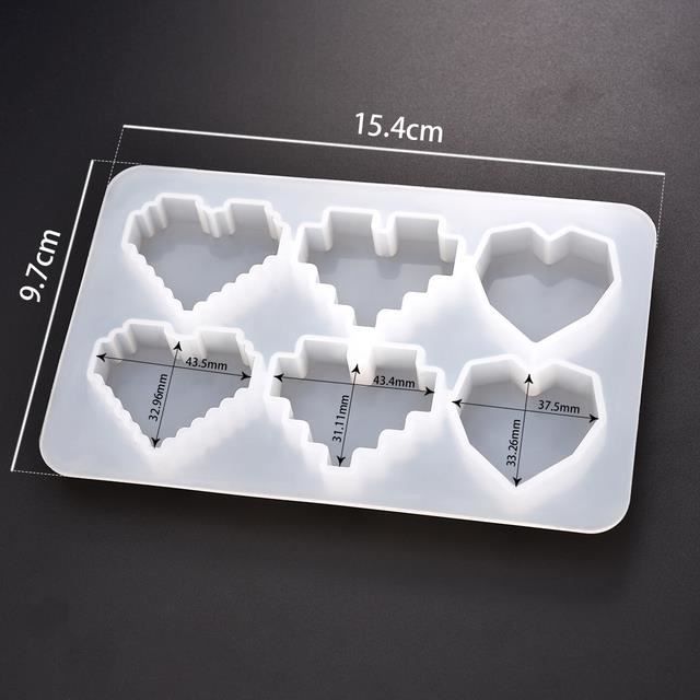Kit Résine UV 10 Pièces + Lampe UV - Haute Transparence - Durcissement Rapide - Pour Bijoux, Artisanat - Avec Moules