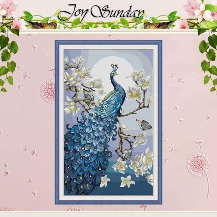 KCS Lot De 4 Toiles Aïda En Coton 14 Carats Pour Point De Croix Rouge 30,5 X 45,7 Cm