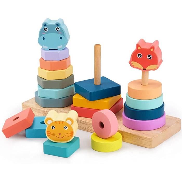 Jouets Éducatifs En Bois Pour Garçons Et Filles,Formes Colorées,Tri Des Fruits,Chariot De Ferme,Jeu De Ferme - Buy Product on