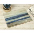 Creative Tops Sets de Table Abstrait Ocean View Premium Dos en liège, Bois, Bleu, Grand, Set de 4 pièces - 5176609-1