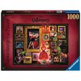 Puzzle 1000 pièces La Reine de cœur (Collection Disney Villainous) - Adultes, enfants, dès 10 ans - 15026 - Ravensburger-1