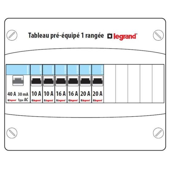 Tableau Electrique Pre Equipe 1 Ra Achat Vente Tableau Electrique Tableau Electrique Pre Equ Cdiscount