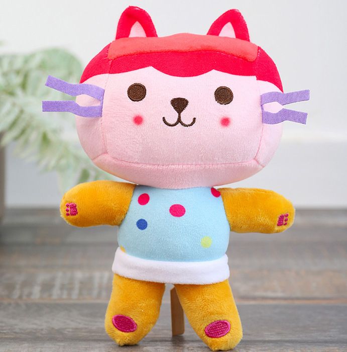 Schmidt Spiele – Peluche Gabby’s Dollhouse Chaton De Mer 28 Cm – Mi-sirène, Lavable, Dès 0 An