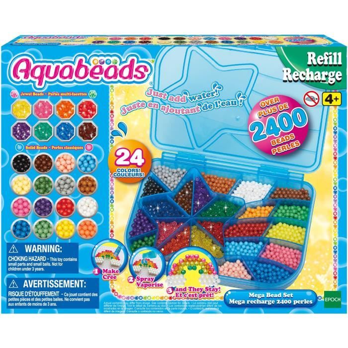 Aquabeads® Jeu de bricolage recharge perles classiques - Activités créatives