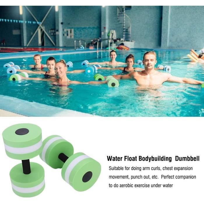 Haltères En Mousse EVA Pour Aquagym Et Fitness Aquatique - Lot De 2 - Bleu Et Blanc - 7
