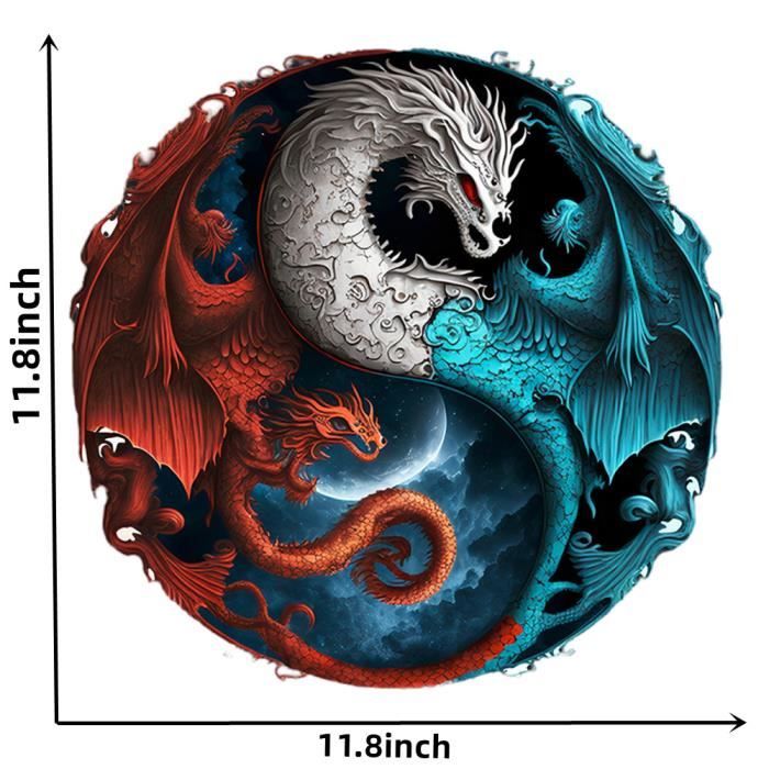 Puzzles en Bois pour Adultes, Puzzle en Bois 3D de Dragon, Puzzles de Puzzles en Bois pour Adultes, Puzzle en Bois 3D de Dragon, Puzzles de