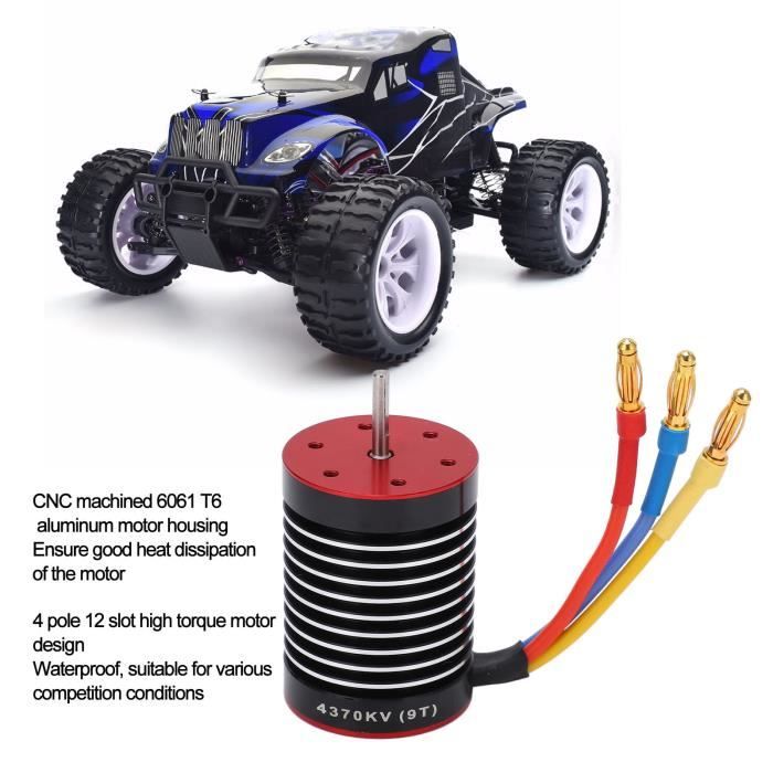 Ensemble de Moteur sans Balais RC, Moteur sans Balais F540 4370KV 60A ESC pour Voiture 1/10 RC