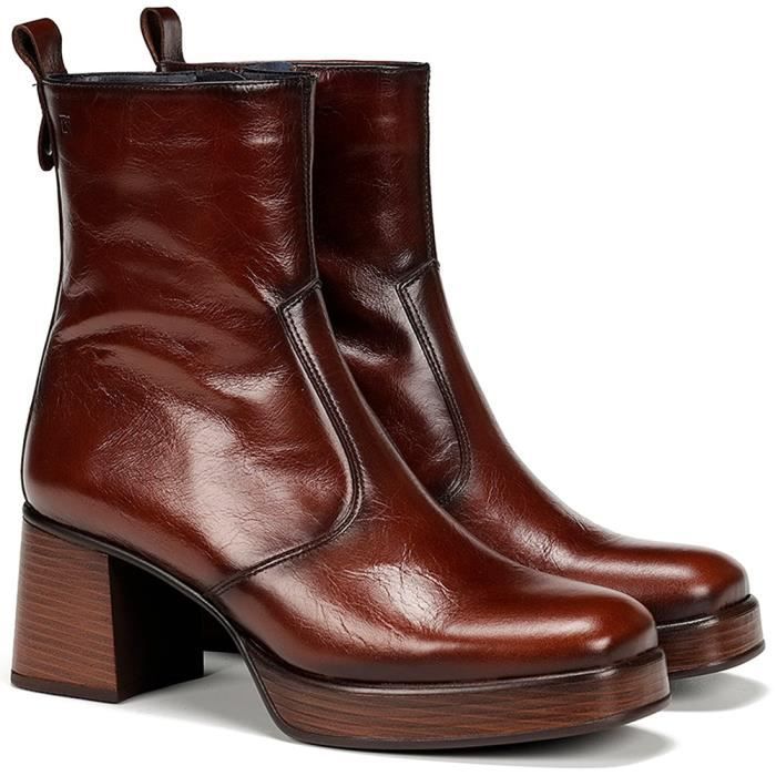 Bottines Dorking Fluchos D9157 Cristel Femme Cuir Talon