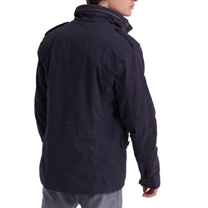 Veste Superdry Rookie Field Homme Bleu Style Militaire Fermeture Zippee Bleu Cdiscount Pret a Porter