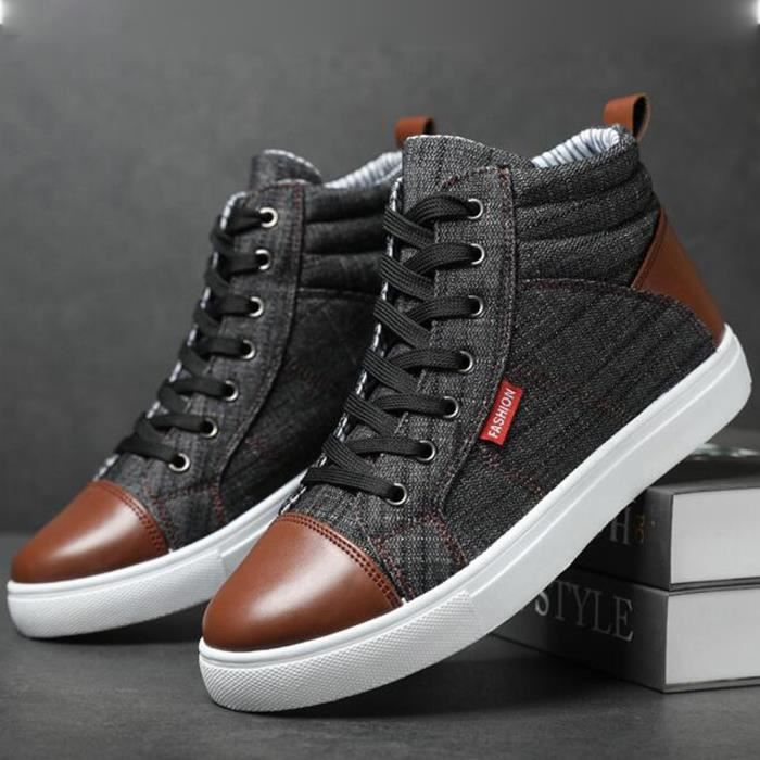 Chaussures baskets montantes homme - Tamboga noir