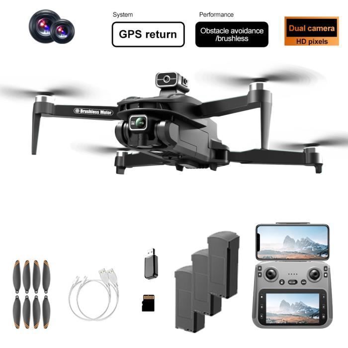Noir-1Batterie-KDBFA Drone Professionnel 8 Pro Max avec Caméra 8K pour