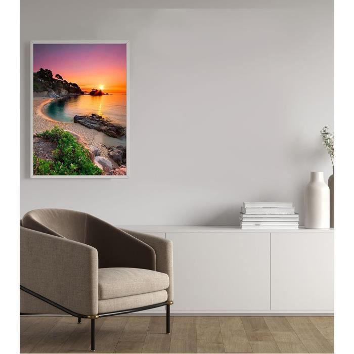 Kit Broderie Diamant 5D Paysage Plage - 30x40 Cm - Artisanat DIY Pour Décoration Murale