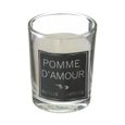 Atmosphera - Manège à Senteur Diffuseur parfum avec 6 Bâtonnets et 1 Bougie parfumée Pot en verre Pomme D'Amour-3