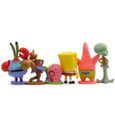 Figurines Bob l'éponge Patrick Star Octopus en PVC - Lot de 6 - Jouets pour enfants - Cadeaux de Noël-3