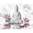 Runa art Papier Peint Intissé Tapisserie Fleurs de Bouddha 352x250 cm (8,8 M2) - 8 Bandes Faciles à Coller 9289011a-3